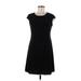 Nik and Nash Casual Dress - A-Line: Black Solid Dresses - Women's Size Medium