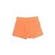 Adidas Athletic Shorts: Orange Print Activewear - Women's Size 14