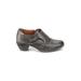 Pikolinos Heels: Slip-on Chunky Heel Casual Gray Solid Shoes - Women's Size 37 - Round Toe