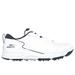 Skechers Men's Relaxed Fit: GO GOLF Torque - Sport 2 Shoes | Size 8.5 Extra Wide | White/Navy | Textile/Synthetic