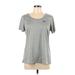 Nike Active T-Shirt: Gray Activewear - Women's Size Large