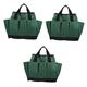 3 Pcs Garden Tool Kit Tool Pouch Tool Bag Gardening Tools Pouch Gardening Tool Container Portable Organizer Gardening Hand Tools Bag Garden Tote Storage Basket Oxford Cloth Manual