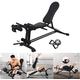 Multifunctional Dumbbell Bench Adjustable Sit Up Bench with Fitness Rope,Decline Bench Press Weight Bench,Dumbbell Bench Roman Chair for Home Gym Core Strength Exercises Bodybuilding