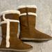 Michael Kors Shoes | Michael Kors Fleece Lined Girls Winter Boots Size 3 | Color: Brown/Tan | Size: 3bb