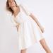 Madewell Dresses | Madewell Eyelet-Mix Tiered Mini Dress Nf897 Size 2 | Color: Cream | Size: 2