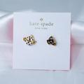 Kate Spade Jewelry | Kate Spade Alice In Wonderland Teatime Stud Earrings | Color: Black/White | Size: Os