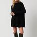 Free People Sweaters | Free People Ottoman Slouchy Tunic In Black | Color: Black | Size: Xs