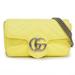 Gucci Bags | Gucci Gg Marmont Quilted Leather Super Mini Bag Shoulder Bag Pastel Yellow | Color: Black/Brown | Size: Os