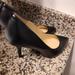 Nine West Shoes | Brand New Nine West Black Leather High Heel Pumps *9w | Color: Black | Size: 9w