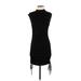 SALTY Casual Dress - Bodycon: Black Dresses - Women's Size Small