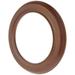 Darby Home Co Latitude Run® Walnut Wall Mountable Plate Frame w/ Gold Strip (For 6.5" - 7.5" Plates), Wood in Brown | 0.875 H in | Wayfair