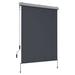 Arlmont & Co. Samaris 3.1" Rectangular Wall Mount Umbrella MCombo Outdoor Drop down Awning, Polyester in Gray | 109.1 H x 55.1 W x 3.1 D in | Wayfair