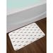 East Urban Home Beagle Plush Bath Mat, Rhythmic Cartoon Style Art, 30.2"x20", Brown Pale Vermilion, Polyester | Wayfair