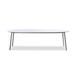 Corrigan Studio® Wassillie Oval Outdoor Dining Table Stone/Concrete/Metal in Gray/White | 29.53 H x 55.12 W x 35.43 D in | Wayfair