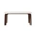 Corrigan Studio® Log vintage style elephant legs black walnut rubber wood rock plate dining table Wood in Black/Brown/White | Wayfair