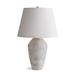 17 Stories Vione Lamp Ceramic/Linen in Gray/White | 31 H x 20 W x 20 D in | Wayfair 9C0AD4FE258749A1939A63741F2EA657