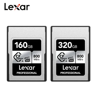 Lexar-Carte mémoire CFExpress Type A Vaf 200 argent 8K haute vitesse carte vidéo Mbumental 800