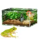 Boîte d'élevage de reptiles terrarium d'amphibiens de lézard abri anti-fuite pour animaux de
