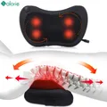 Coussin de massage électrique multifonctionnel masseur de tête voiture maison cervicale cou