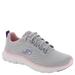Skechers Sport Flex Appeal 5.0-150201 - Womens 8.5 Grey Sneaker Medium