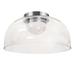 Dainolite Nadine 11 Inch 1 Light Flush Mount - NAD-1210LEDFH-PC