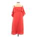 Maggy London Casual Dress - Popover: Red Dresses - Women's Size 10