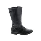 Kenneth Cole REACTION Boots: Black Print Shoes - Women's Size 4 - Round Toe