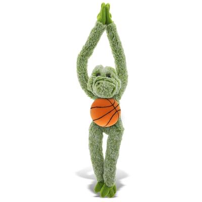 DolliBu Long Arms Alligator Stuffed Animal with Basketball Plush - 21 inches