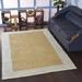 Rugsotic Carpets Hand Knotted Sumak Contemporary Jute Area Rug Natural Off White 8 x10