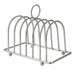 opvise Bread Rack Non-deformable Loop Carry Handle Non-Stick Ball Feet Rust-free Stainless Steel 6 Slots Toast Bread Holder Bakery Supply