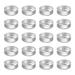 SUPVOX 200pcs Aluminum Tea Light Tins Can Scented Candle Making Container Empty Case for Candle Holding DIY Making (Silver)