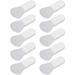 10Pcs Silicone Mask Brush Mini Makeup Brushes Cosmetic Tools with Clear Plastic Handle Face Mask Applicator Soft Silicone Facial Mask Brush for Mud Clay Charcoal Mixed Mask and Body(Thumb Brush)