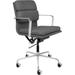 SOHO II Padded Management Office Chair - Back Desk Chair With Arm Rest Swivel & Cushion Availability Made Of -Cotton Fabric Charcoal Fabric