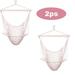 Bornmio 2pcs Hanging Rope Air/Sky Chair Swing beige