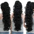 Huaai Claw Clip Curly Ponytail Long Clipin Curly Jaw Ponytail Clip In Hair Extensions Wavy Hairpiece