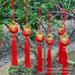 6Pcs Small Lantern Hanging Ornaments Bonsai Small Lanterns Pendants Outdoor Potted Plants Lanterns