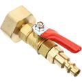 Winterize Adapter Brass Winterizing Fitting Easy Blow Outs Water Hose Connector 1/4 Inner Thread