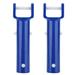HOMEMAXS 2 Sets Swimming Pool Cleaning Suction Head V Shaped Cleaning Head Cleaning Tool Pool Cleaning Accessories for Home Hotel (Blue)
