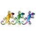 3 Pcs Home Decor Lizards Wall Hanging Decorations Garden Wall Art Adornments Kid Room Decor Gecko Statues Scene Pendants