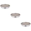 3 Sets Stainless Steel Oil Filter Air Fryers Oil Spill Rack Kitchen Colander Roasting Tray Stainless Steel Oil Drain Net