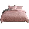 Duvet Cover Single Size Duvet Cover Set With Buttons Closure Ultra Soft Washed Microfiber Bedding Comforter Cover With 2 Pillowcases New Years Decorations 2024