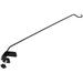 Fence Deck Hook Garden Hanging Pole for Bird Feeder Solar Light Shepherd Heavy Duty Deck Hook