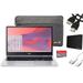 Acer Chromebook 315 (2023) Laptop 15.6 FHD IPS Display Intel Celeron N4500 4GB RAM 64GB eMMC Pure Silver Chrome OS Wi-Fi 6 Protective Sleeve Included + Tigology Accessories