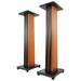 (2) Rockville SS36C Classic Wood Grain 36 Speaker Stands Fits Klipsch The Fives