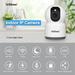 Ikohbadg 4MP Dual Band 5ghz/2.4ghz Wireless WiFi Ultra HD 1440p Security Camera CCTV