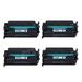 4 Pack New Black Toner Cartridge Without Chip For HP CF258A 58A Compatible with HP LaserJet Pro M404dn M404dw M404n MFP M428dw MFP M428fdn MFP M428fdw HP LaserJet Enterprise M406dn MFP M430f