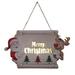 Hanging Welcome Sign Fine Workmanship Increase The Festive Atmosphere Decorative Xmas Pattern Crafts Christmas Decoration LED Christmas Door Decoration Wooden Hanging Sign for Home