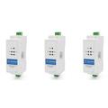 3X -DR302 Din Rail Serial RS485 to Ethernet TCP IP Server Module Ethernet Converter Modbus RTU to Modbus TCP Unit