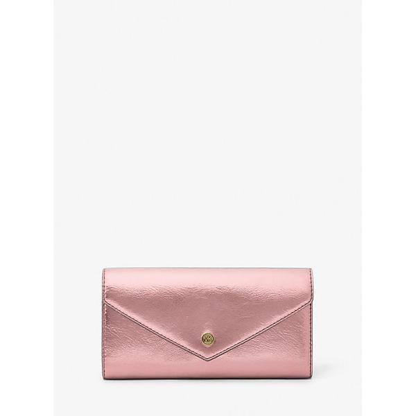 michael-kors-jet-set-travel-large-patent-envelope-wallet-pink-one-size/