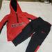 Nike Matching Sets | 50 % Off Sale! Gently Used Nike Boys Size 3t Track Suit | Color: Black/Red | Size: 3tb